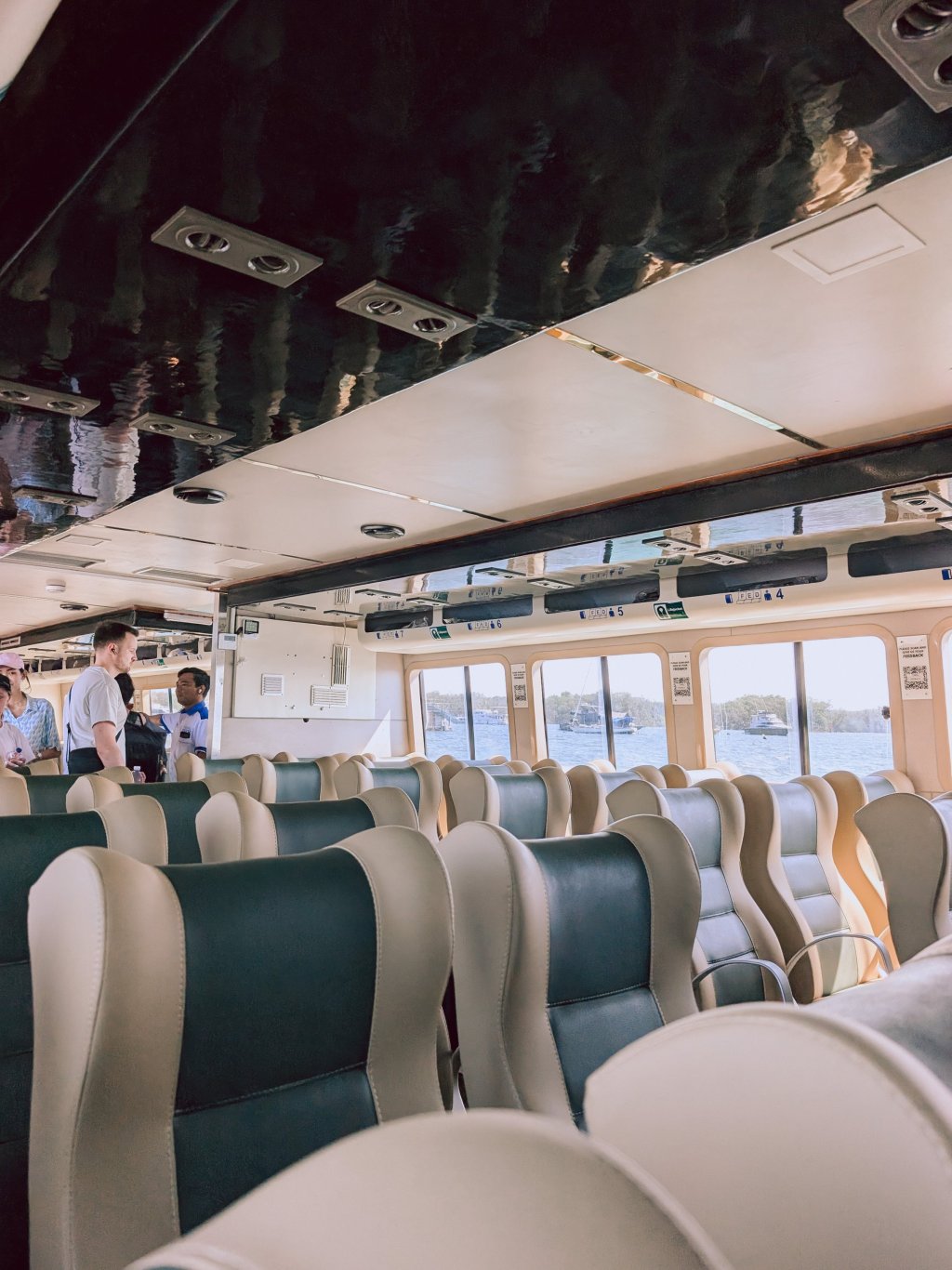bluewater express bluewater express boat cabin seating at Indonesia