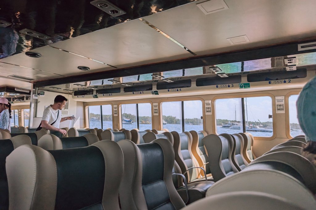 bluewater express bluewater express boat seats landscape at Indonesia