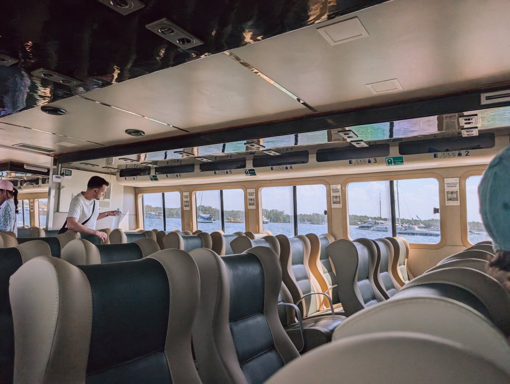 bluewater express bluewater express boat seats landscape at Indonesia