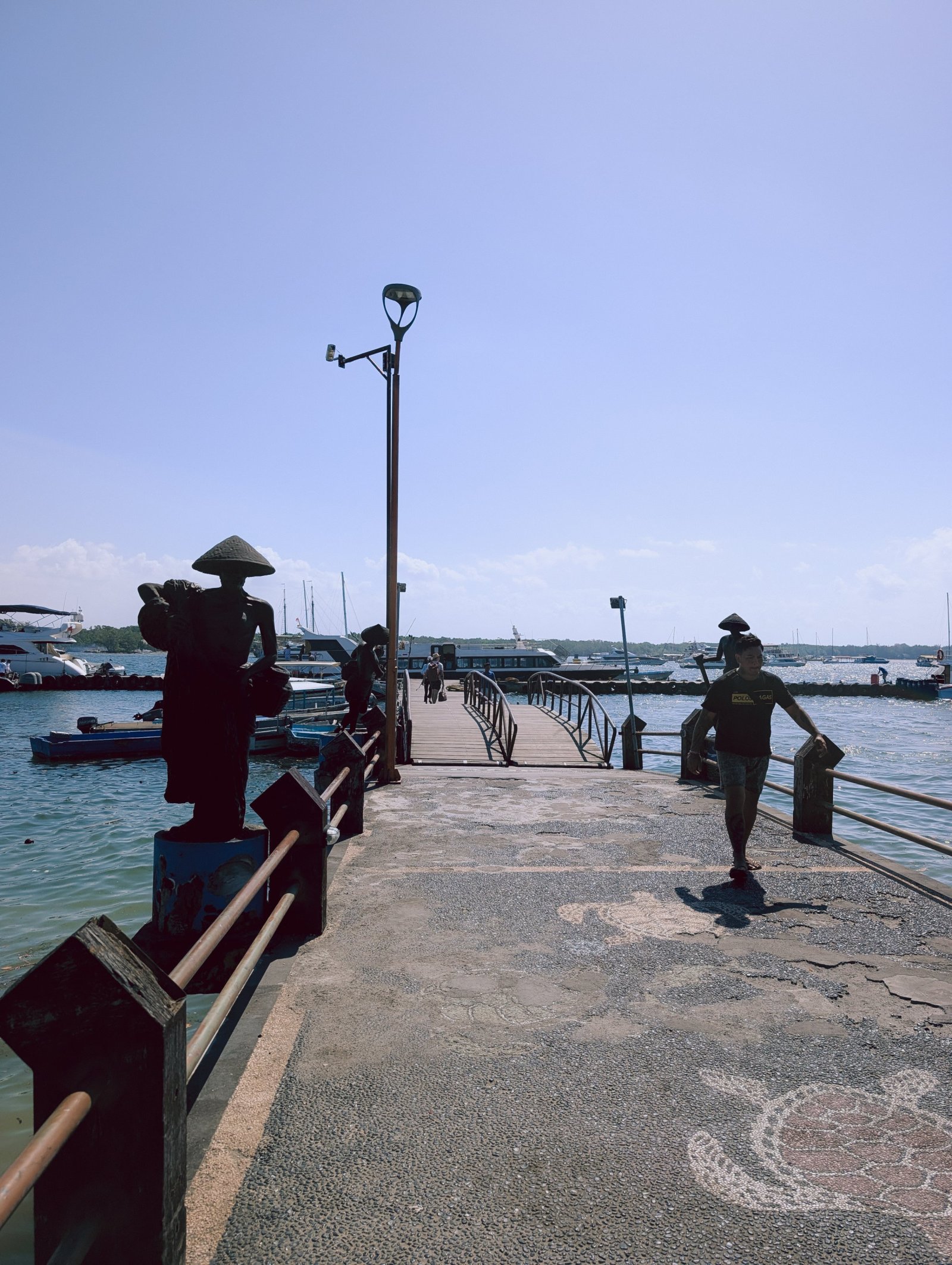 bluewater express bluewater express harbour boarding pier at Indonesia