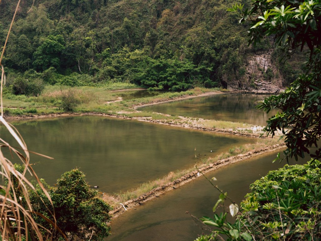 ha long bay overnight cruise cat ba island lagoon view at Tulip Cruise