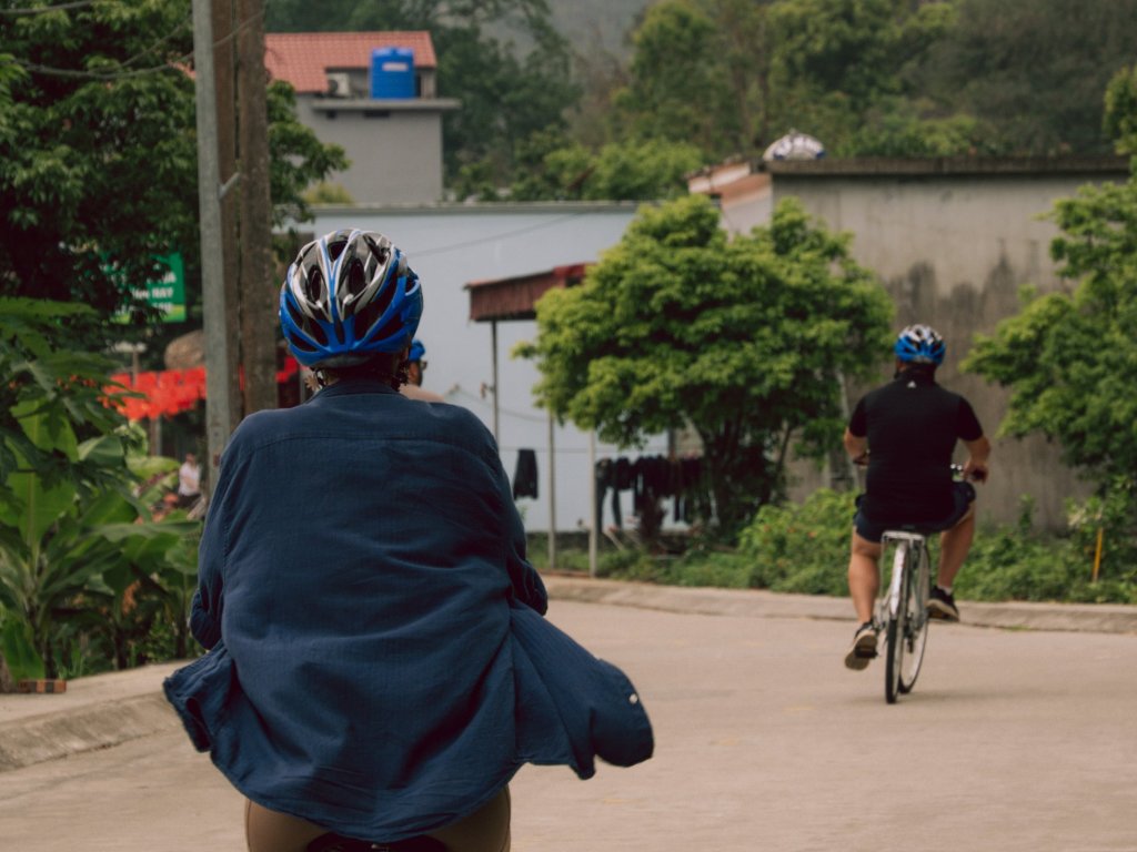 ha long bay overnight cruise cat ba island village bike ride at Tulip Cruise