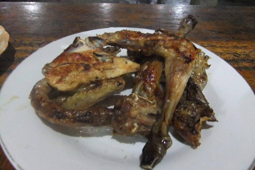 Ayam Taliwang, Lombok-style grilled chicken served with spicy sambal.