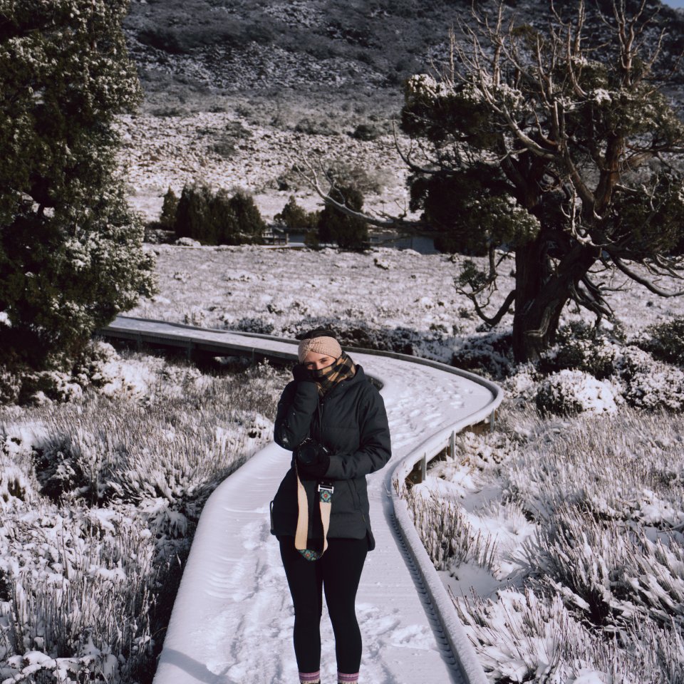 Pine Lake walk in the snow!